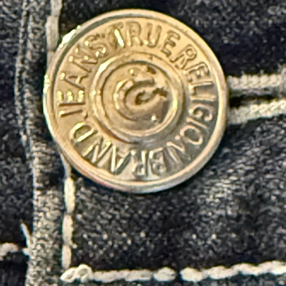 True Religion Jeans Billy 38‎ USA Back Pockets Embroidery Horseshoe